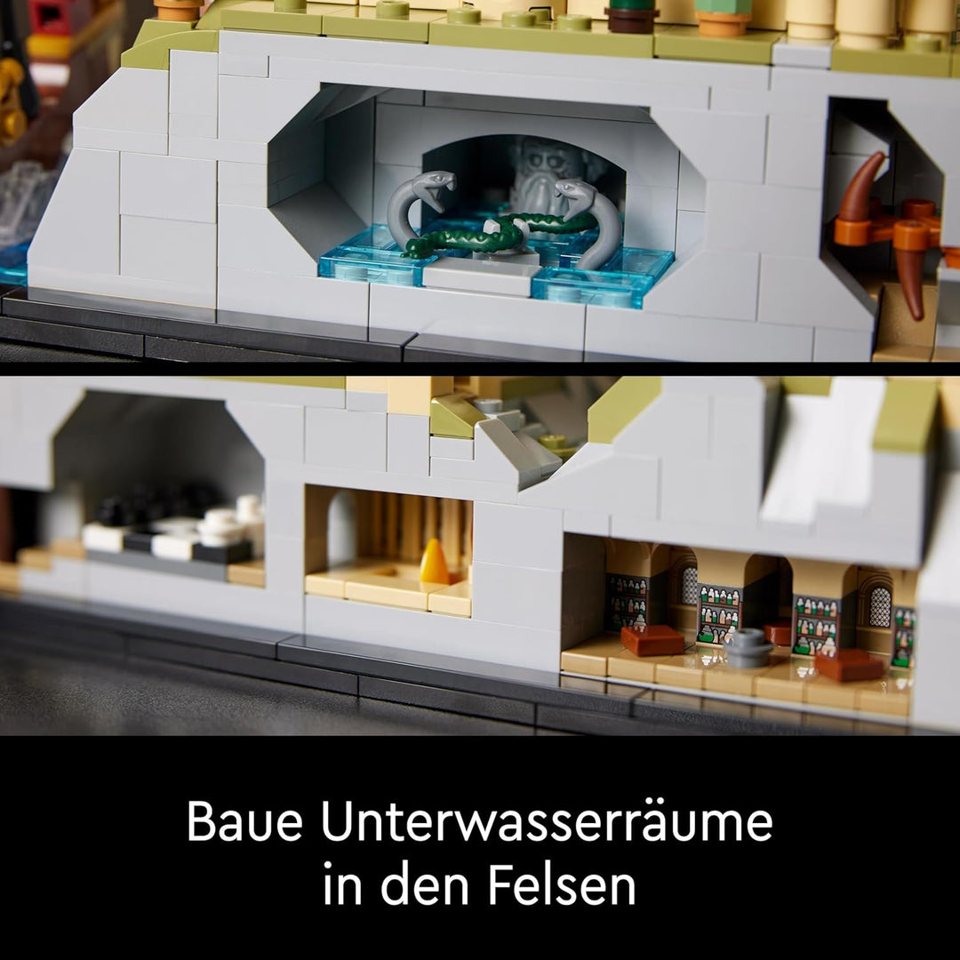 LEGO Harry Potter Schloss Hogwarts mit Schlossgelände, grosses Set für Erwachsene, einschliesslich b