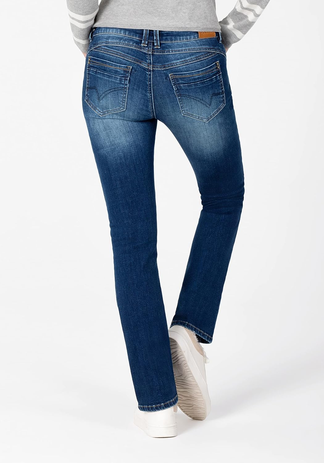 Timezone Damen Slim Lisatz Jeans 29W / 32L Grape Blue Wash, 29W / 32L Grape Blue Wash