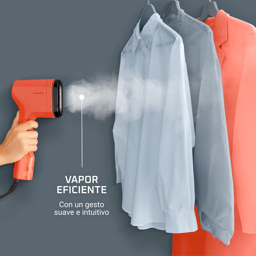 Rowenta Pure Pop DR2022 Dampfbürste, 1300 W, Dampfleistung bis 20 g/min, bügelt und reinigt, entfern