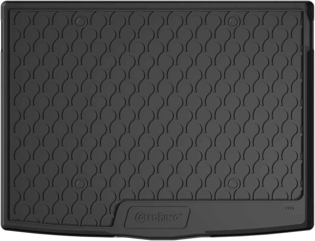 Gledring Rubbasol (Gummi) Kofferraumwanne Kompatibel mit Ford Focus IV HB 5-türer 2018- (Höhe Ladebo