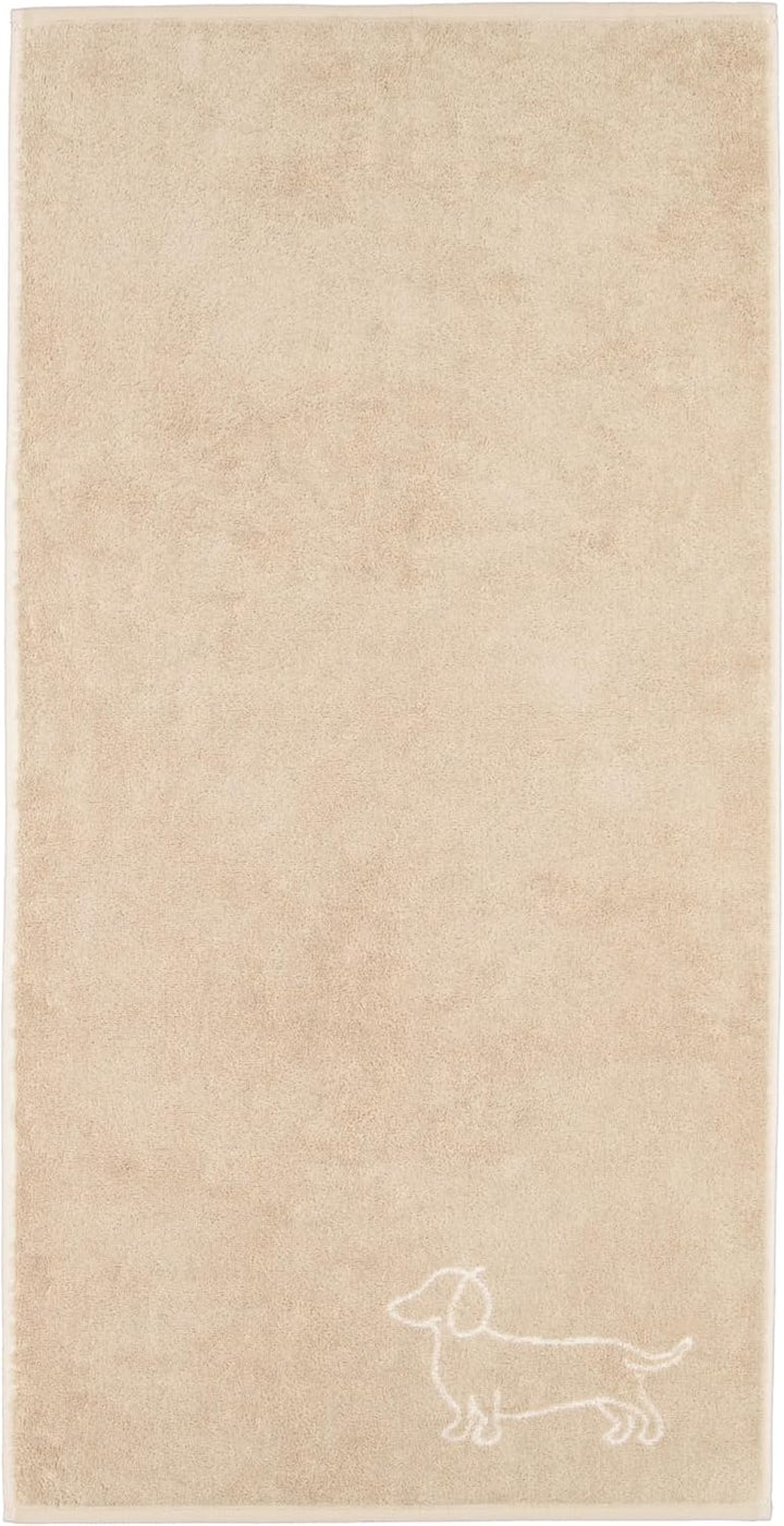Cawö Handtücher WE Love Dogs Companion 6248 Natur-Beige - 33 Duschtuch 80x150 cm, Duschtuch 80x150 c
