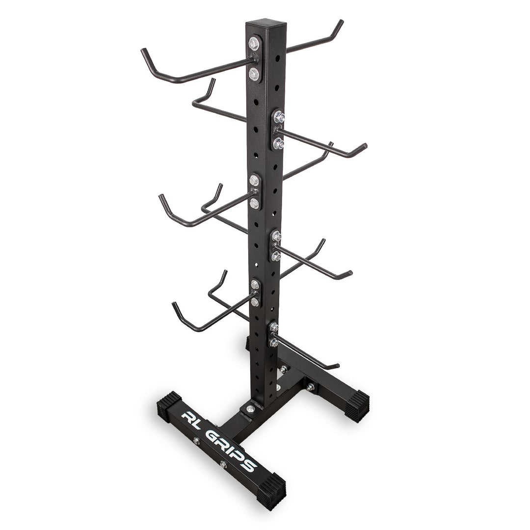 RL Grips – Aufbewahrungsständer für Kabelzug-Griffe – Modularer, Vertikaler Gym-Griffhalter – Bodens