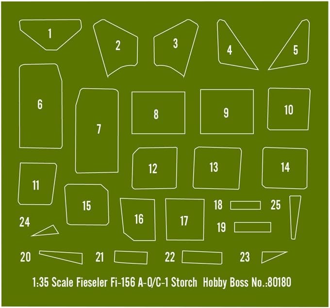 Hobby Boss 1/35 Fieseler FI 156 A-0C-1 Storch, Mittel