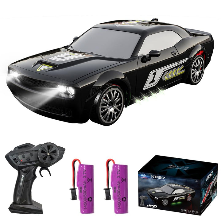 Teeggi RC Drift Car 1:20 Ferngesteuertes Auto für Kinder Junge, 2,4Ghz Racing Cars mit LED-Lichtern,