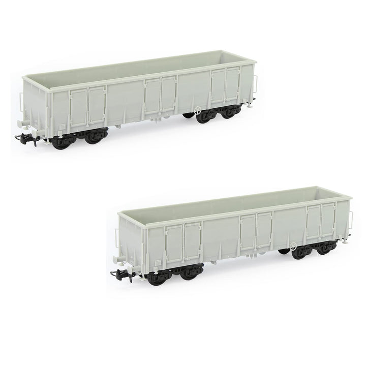 Evemodel 2 Set Spur H0 1:87 Hochbordwagen Modell Eisenbahn Güterwagen Waggon Unbemahlte Klebstoff Bl