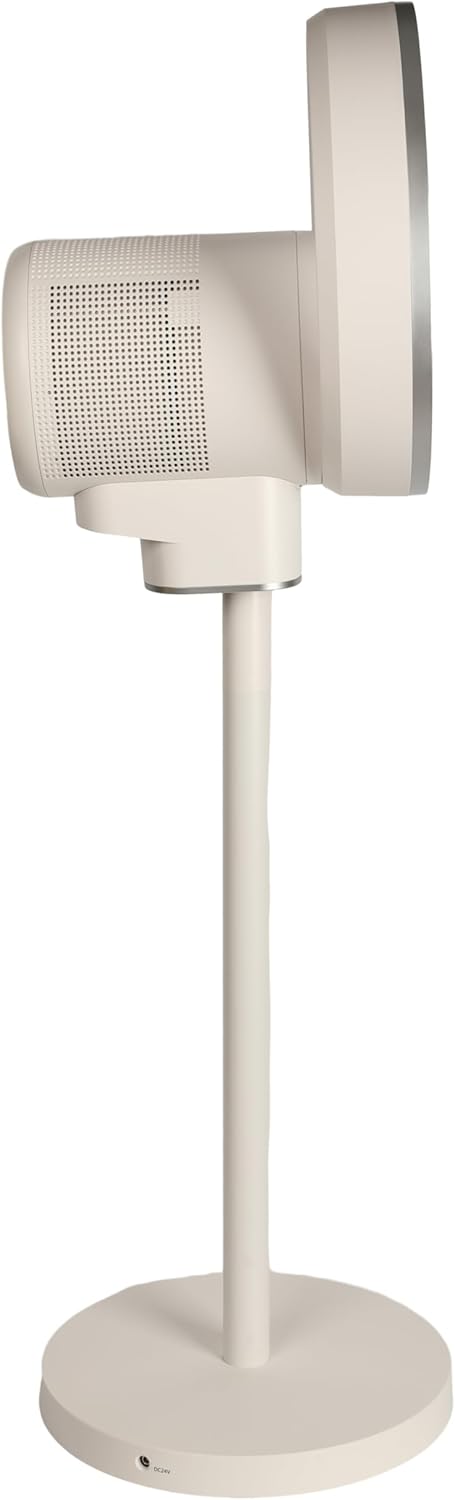 Be Cool Design-Standventilator mit WiFi – unsichtbarer Flügel, LED-Beleuchtung, Touch-Bedienfeld + L
