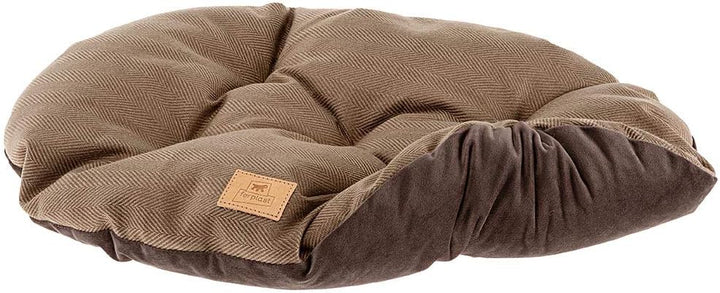 Ferplast Kissen für Hunde und Katzen STUART 65/6, doppelseitig, aus Tweed und weichem Samt, waschbar