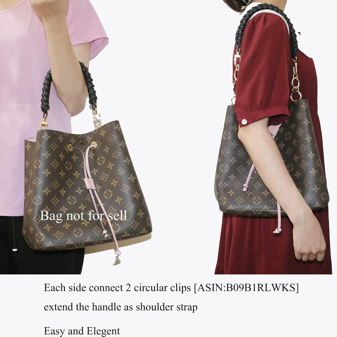 Top Handle Neonoe Strap Geflochtener Echtleder-Griff 31cm,Geflochtener Griff für Beaubourg Hobo,Astr