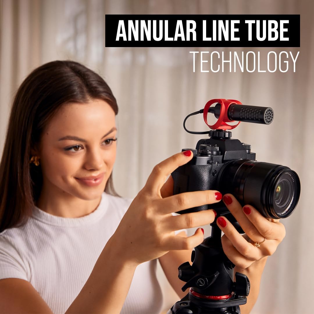 RØDE VideoMicro II – Ultra-kompaktes Richtrohrmikrofon für Kamera oder Mobilgerät, mit XLR & SanDisk