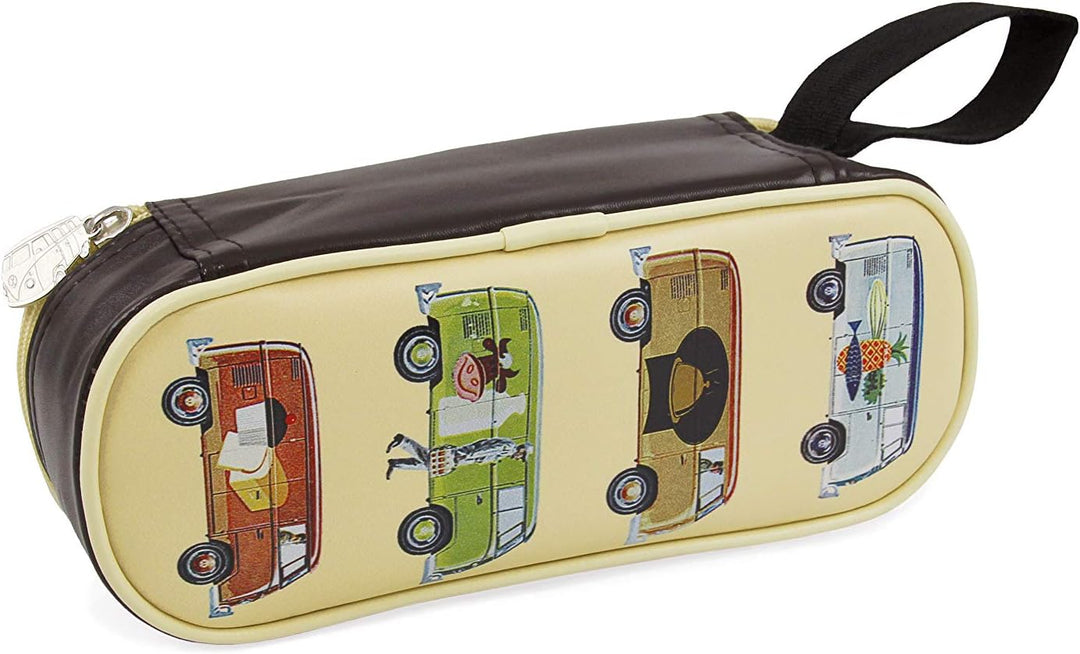 BRISA VW Collection - T1 Bulli Bus Federmäppchen Federtasche Braun, Braun
