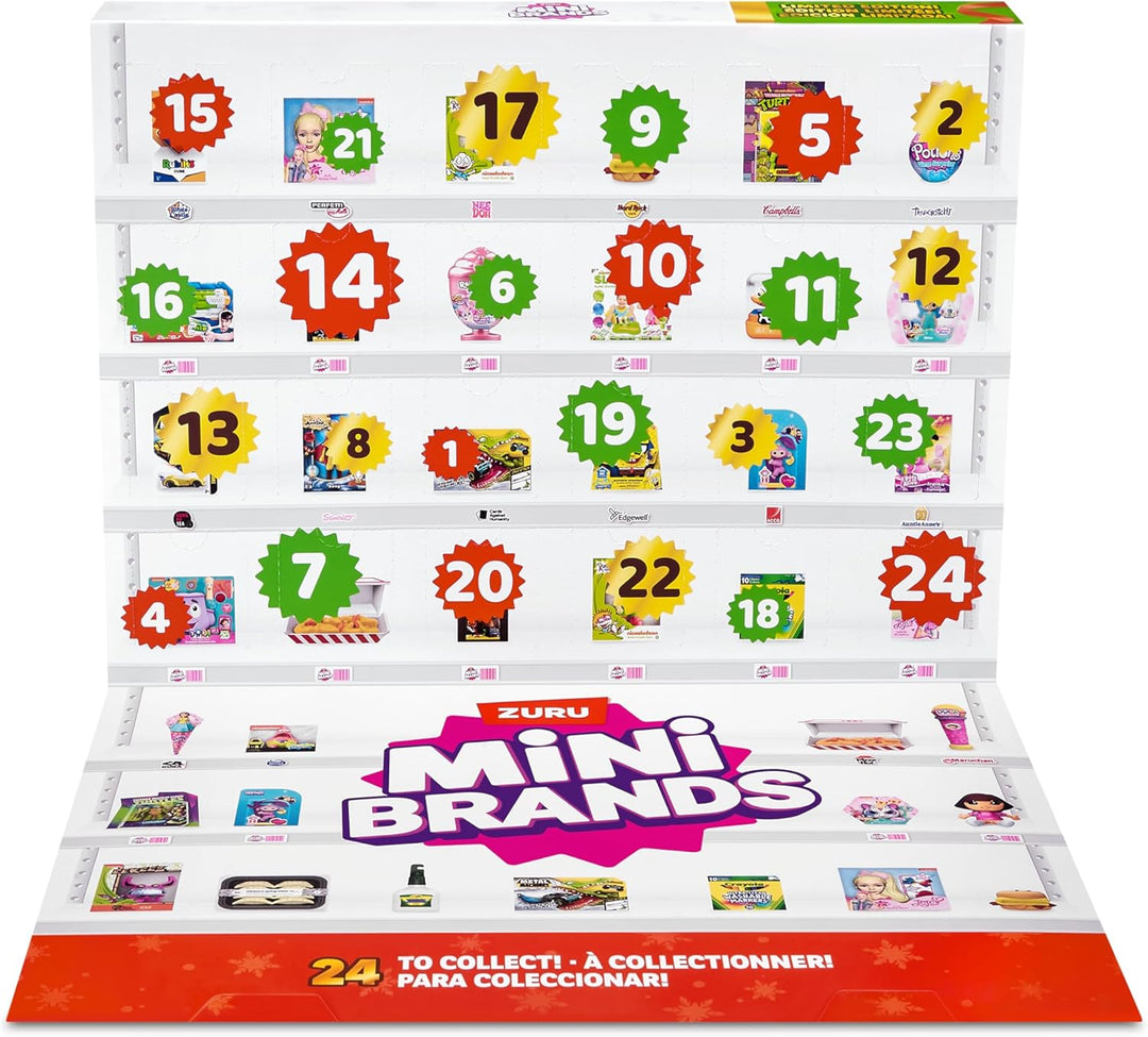 Mini Brands Retro Grocery, Foodie, and Toy Adventskalender