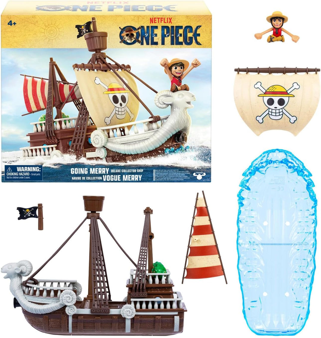 One Piece Deluxe-Sammlerschiff Flying Lamb, 24,13 cm, detailgenaues Design zum Spielen und Präsentie