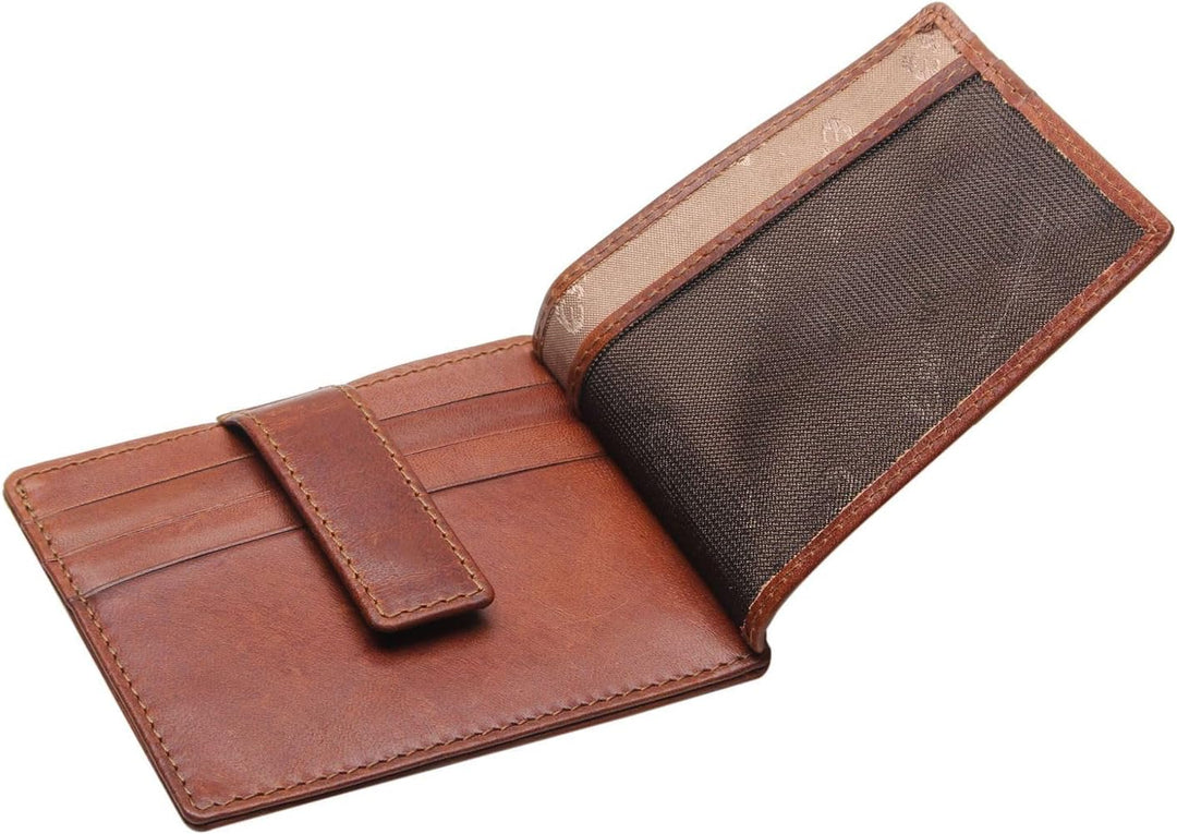 Esquire Oslo Kreditkartenetui RFID Leder 10 cm Brown Einheitsgrösse, Brown Einheitsgröße