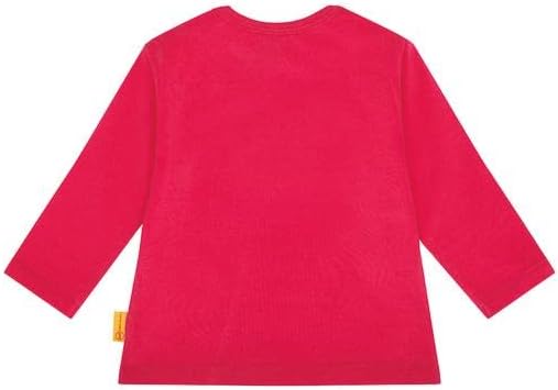 Steiff Unisex Baby T Langarm Teddykopf Ohne Squeezer Shirt 80 Raspberry, 80 Raspberry