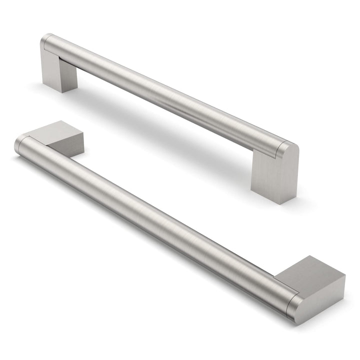 FURNIWARE 10 Stück Möbelgriffe, 192mm Bohrlochabstand Edelstahl Möbelgriffe Schrankgriffe Küche Kabi