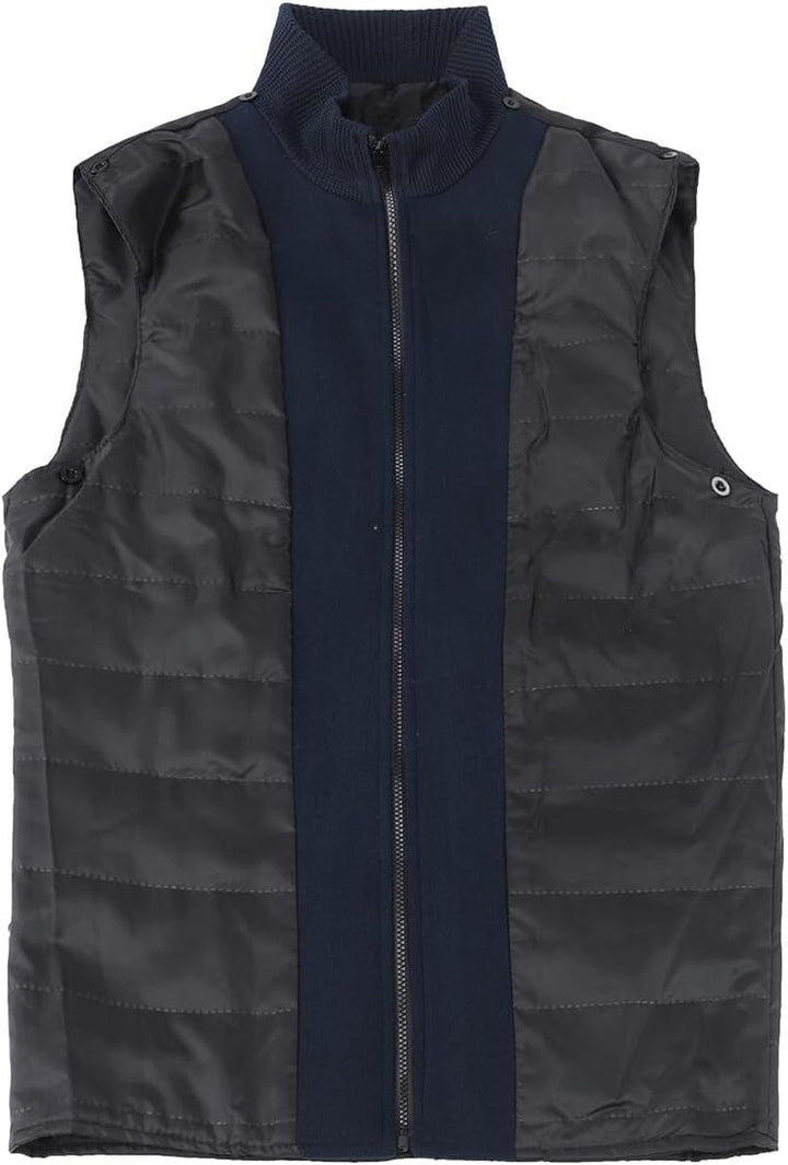 YOUTHUP Herren Wolle Mantel mit Steppweste Regular Fit Winter Wollmantel Outdoor Business Übergangsm