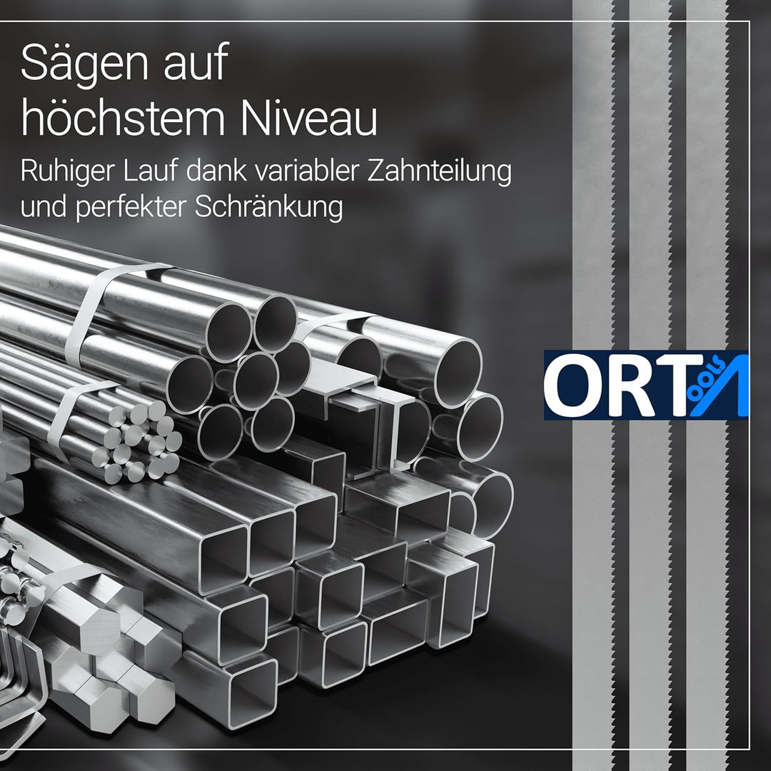 3 er Pack M42 HSS Bimetall Sägeband 1435 x 13 x 0,65 mm mit 6/10 ZpZ, Bandsägeblatt