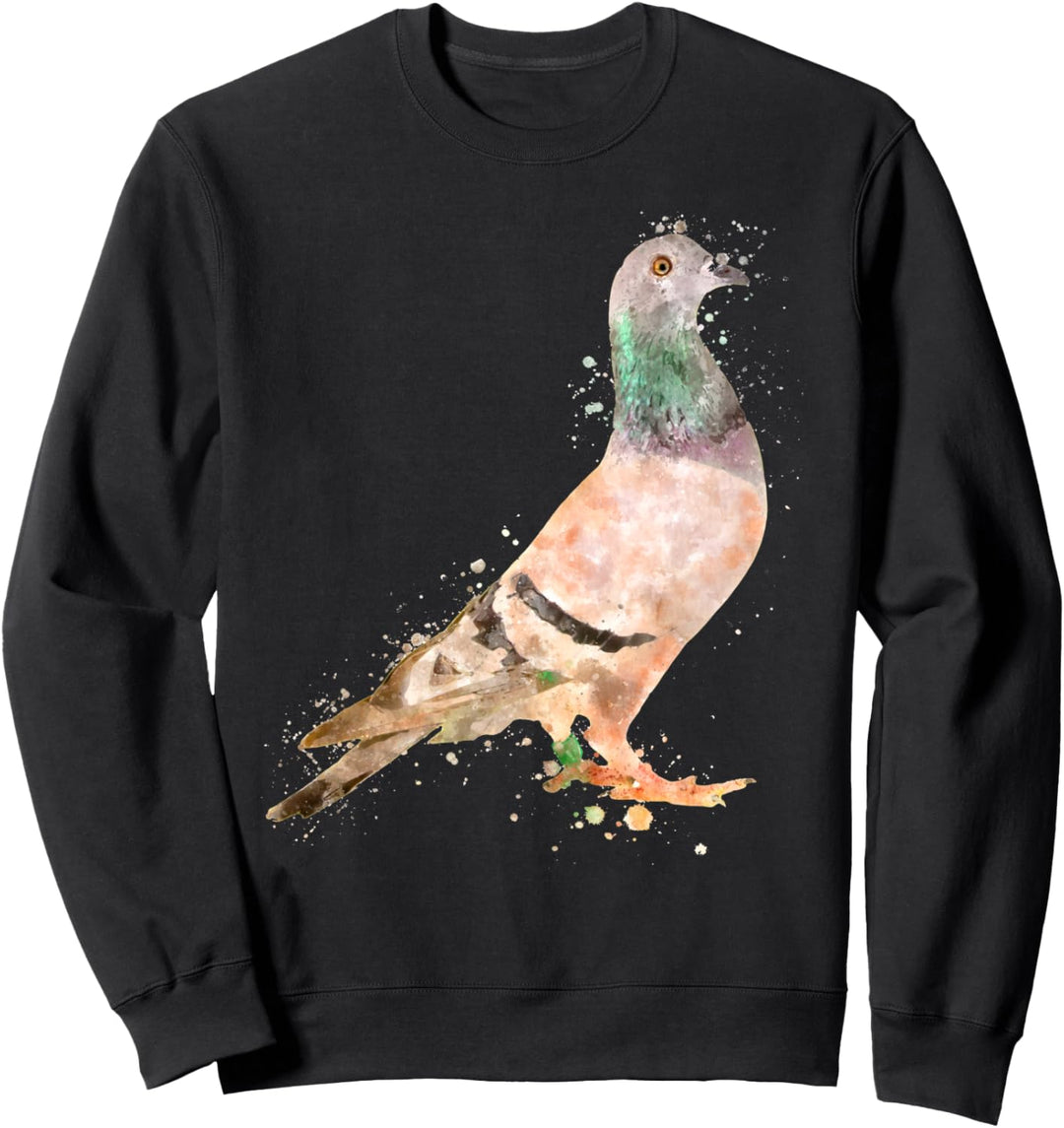 Taube Aquarell Vogel Geschenk Taubenzucht Sweatshirt
