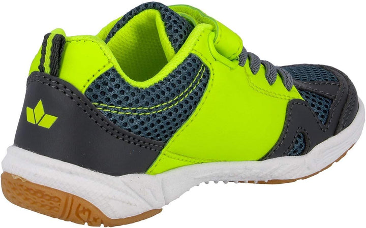 Lico Unisex Kinder Sport Vs Hallenturnschuhe 27 EU Anthrazit Lemon, 27 EU Anthrazit Lemon