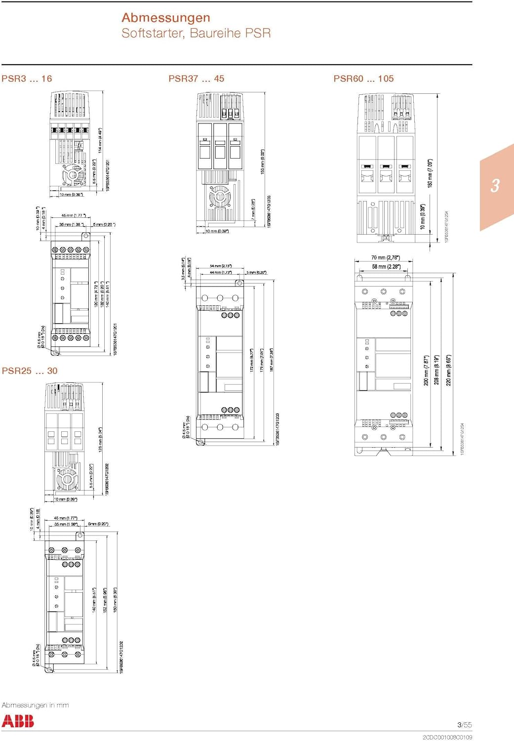 ABB Softstarter Sanftanlauf PSR60-600-70 30kW