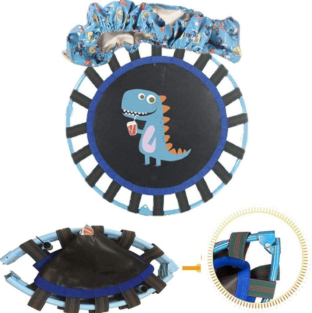 96,5 cm grosses Mini-Trampolin für Kinder, faltbar, Fitness-Trampolin mit verstellbarem Handlauf und