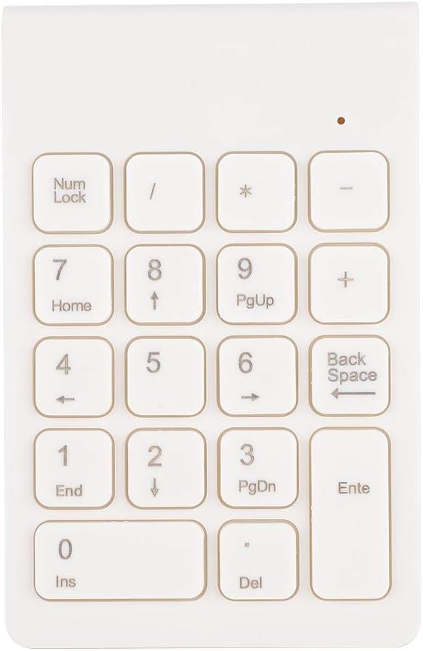 2.4G Wireless Ziffernblock, tragbare Tastatur mit 18 Tasten, Bluetooth Nummernblock, allgemeiner Zif