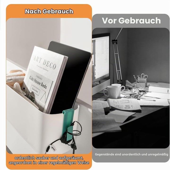2 Stück Bett Organizer Zum Einhängen, Hängebett Organizer Aufbewahrungskorb, Nachttisch Bett Bettabl