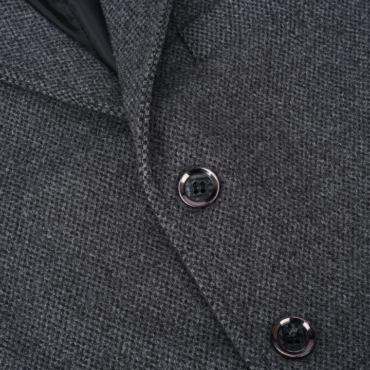 Allthemen Herren Weste Revers Tweed Wolle Anzugweste Formale Regular Fit Herrenweste Retro Business
