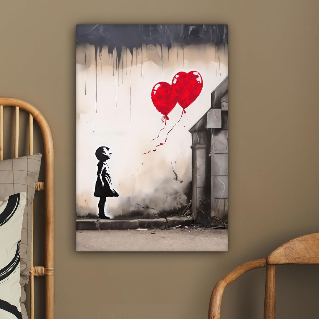 MuchoWow© Bild auf Leinwand 40x60 cm Schlafzimmer Bilder Wand Deko Wohnzimmer Modern Wanddeko Bilder