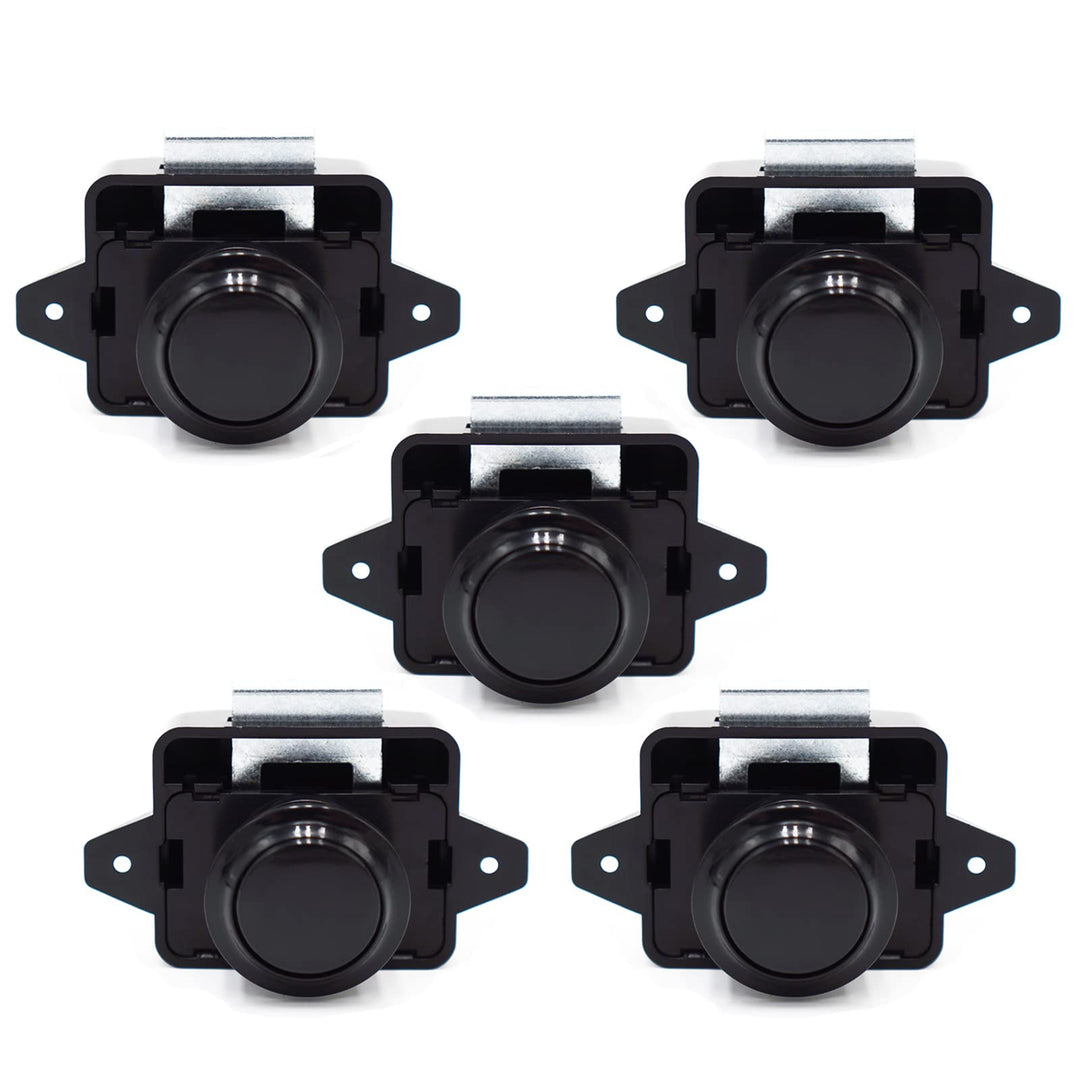 Hotiko Push Lock Button Latch Door Verriegelung Wohnmobil Möbelschloss für RV Camping Schrank Schubl