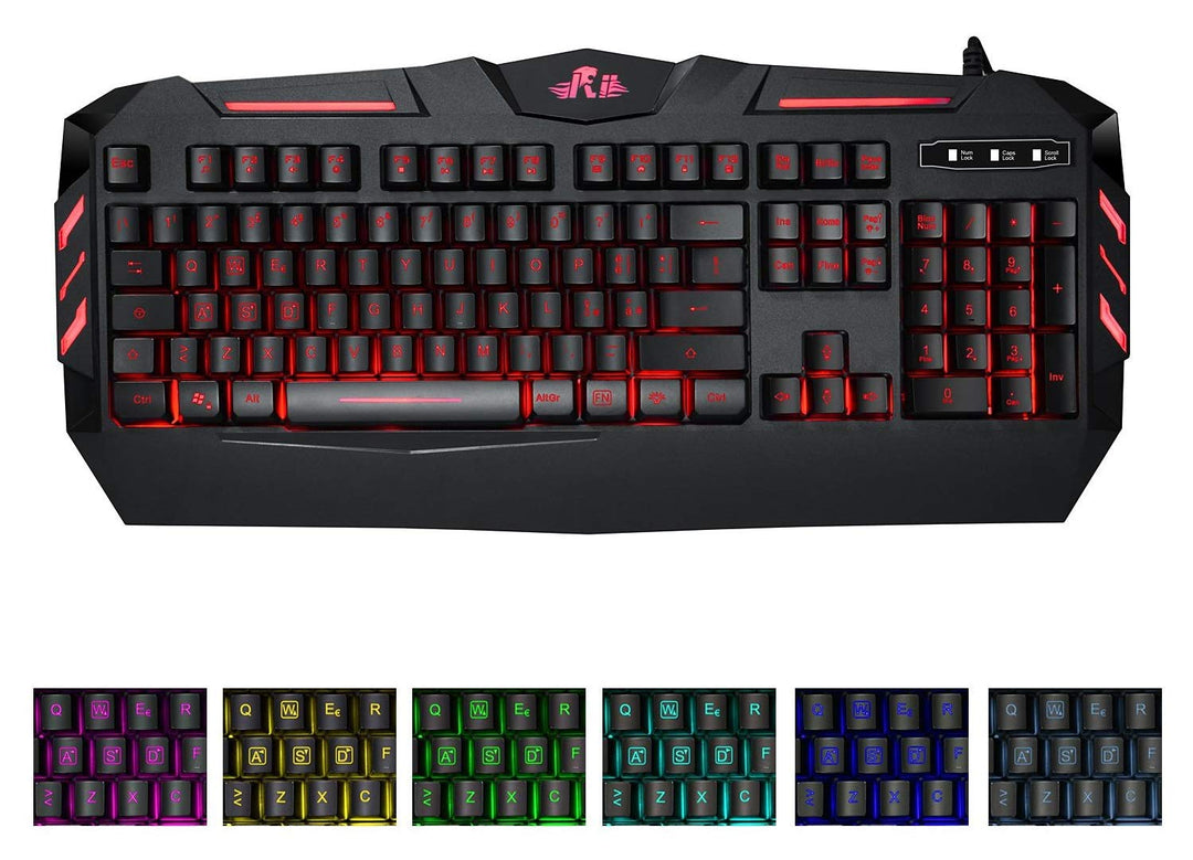 Gaming_Tastaturen RK900 (7 colori singoli)
