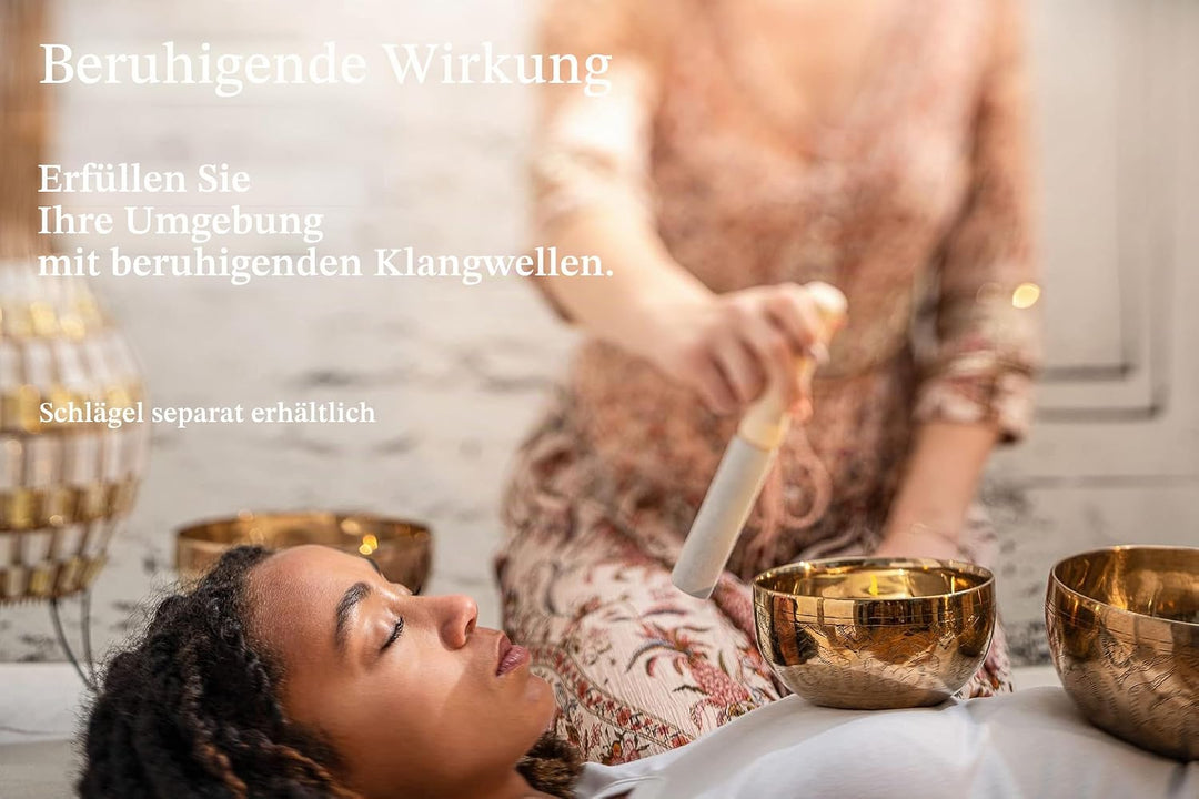 Sonic Energy Engraved Singing Bowl – 1.000g Klangschale für Yoga, Meditation, Deko – mit feiner Grav