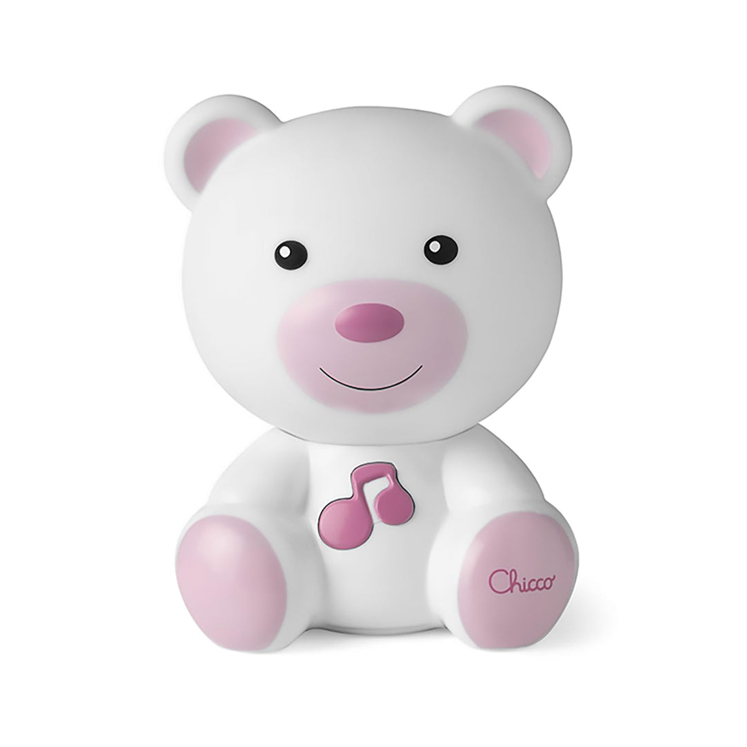 Chicco Bär-Nachtlicht, Traumlicht, tragbare Bär-Lampe mit klassischer Musik und beruhigenden Klängen