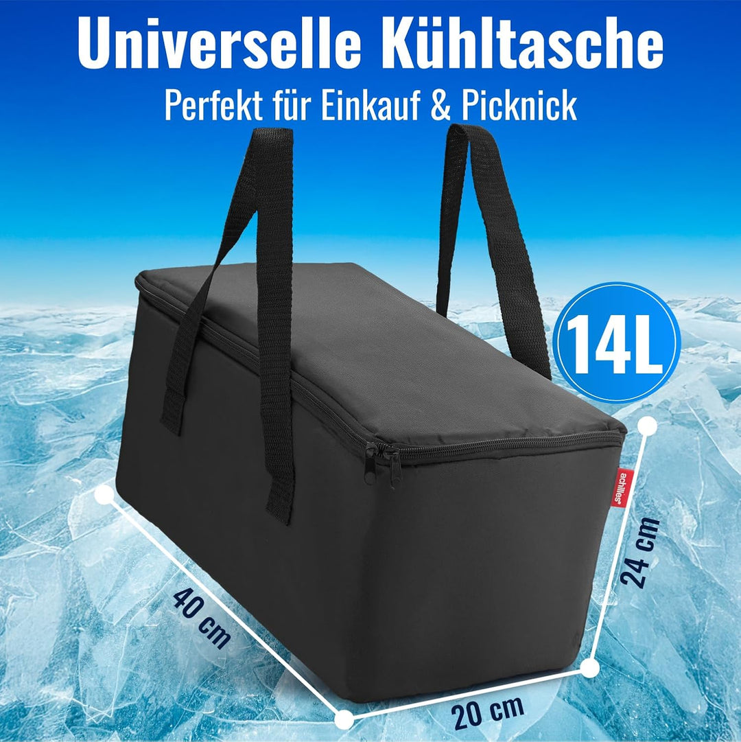 achilles Kühltasche Faltbar – Lunchtasche Herren und Damen – Lange Kühlzeit – Faltbare Kühlbox für U