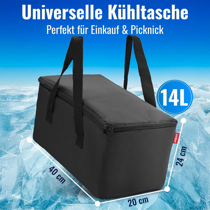 achilles Kühltasche Faltbar – Lunchtasche Herren und Damen – Lange Kühlzeit – Faltbare Kühlbox für U
