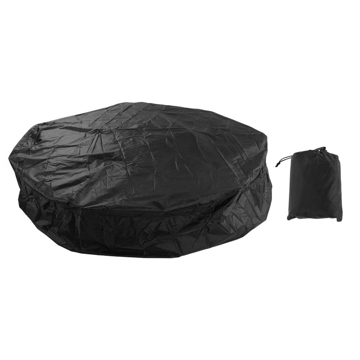 Whirlpool-Abdeckung, faltbare, runde, reissfeste Polyester-Whirlpool-Abdeckung, wetterfest für den H