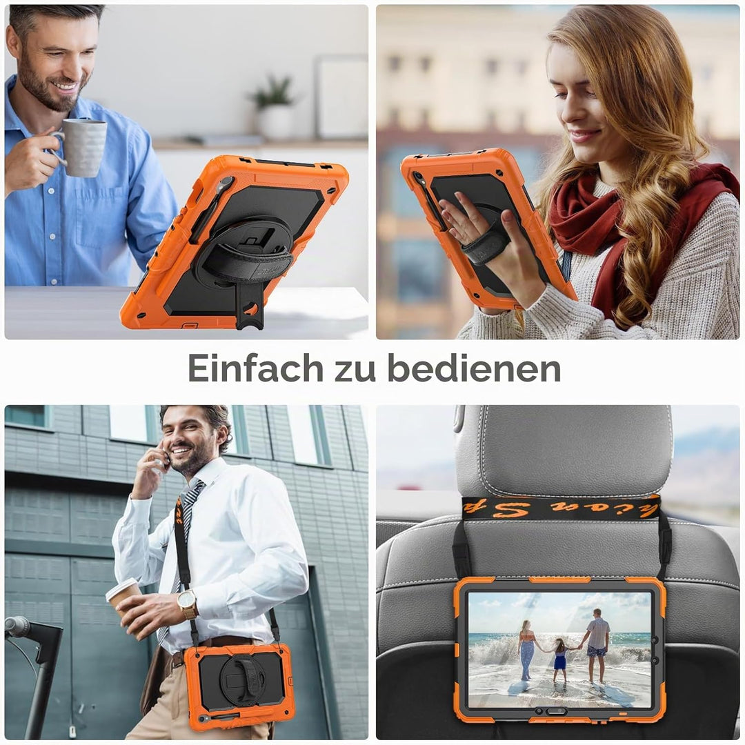 SEYMAC Hülle für Samsung Galaxy Tab S10 Lite / S10 FE / S9 FE 10,9 Zoll / S9 11 Zoll, Stossfeste Hül