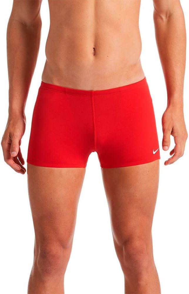 Nike Herren Square Leg Schwimm-Slips, Rot (University Red), S