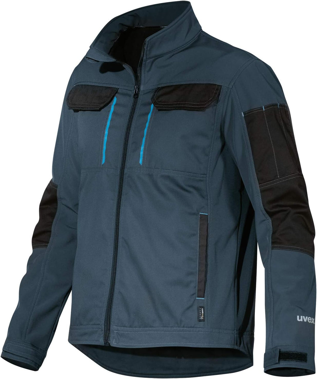 Uvex Tune-up Softshell-Arbeitsjacke für Herren - atmungsaktiv & wasserabweisend L Blau, L Blau