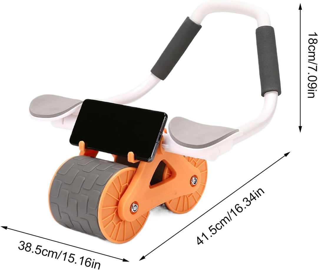 Bauch-Roller-Rad – abnehmbare Bauch-Trainingsausrüstung, tragbarer Bauch-Trainingsroller mit Anti-Ru