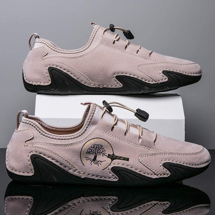 Asifn Mokassins Herren Schwarz Wildleder Fahrschuhe Sommer Outdoor Anti-Rutsch Atmungsaktiv Weich Fr