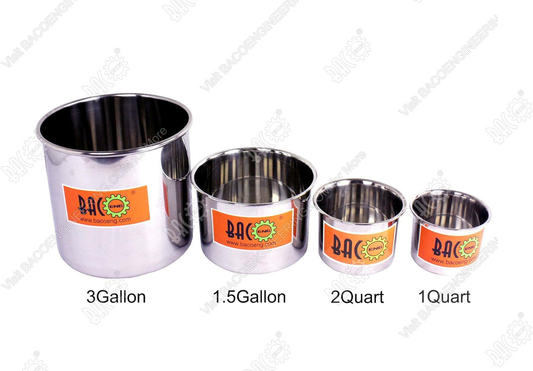 BACOENG 6.8 Liter Vakuumkammer Edelstahl Vakuum Entgasungskammer (Durchmesser 22CM, Höhe 15CM) 6.8L,