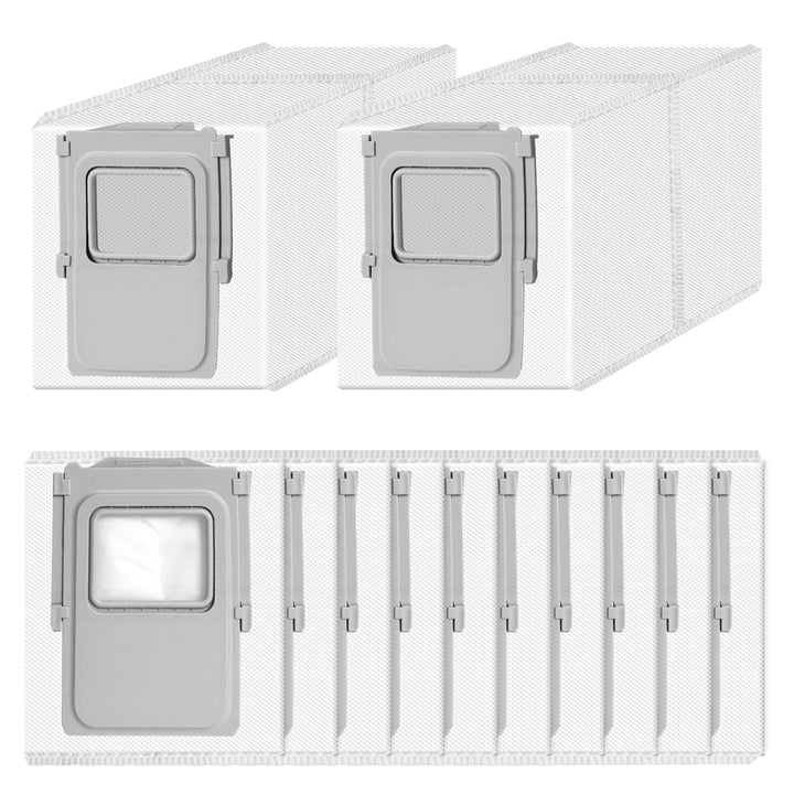12 Stück Staubbeutel für DJI Romo S, Romo P, Romo A Saugroboter, 3L Staubsaugerbeutel mit grosser Ka