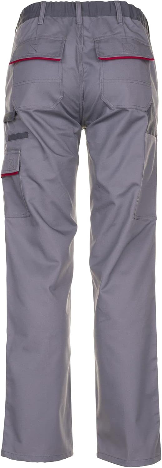 Planam Highline Herren Bundhose Zink Schiefer rot Modell 2321, Grösse 25 Zink/Schiefer/Rot 25, Zink/