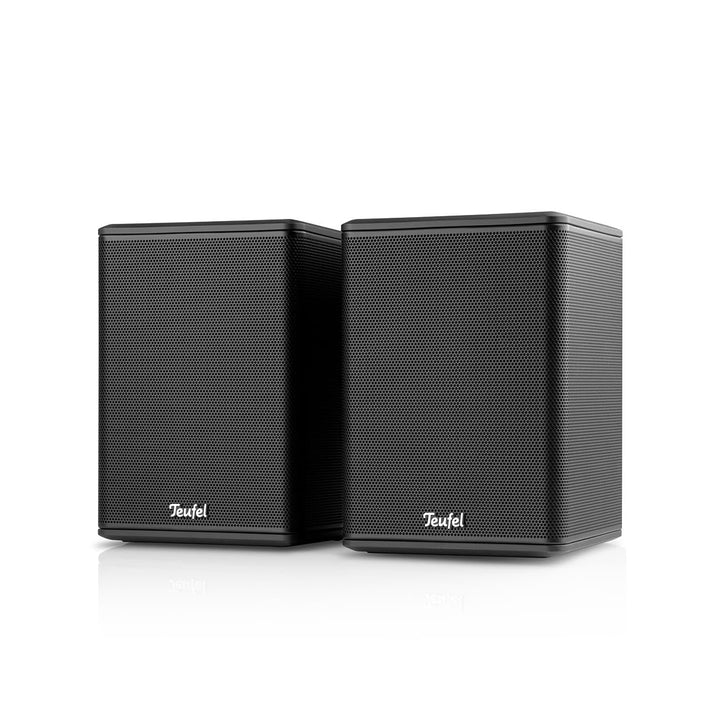 Teufel Effekt 2 Kabelloses, aktives Stereo-Lautsprecher-Paar als Rear-Speaker - Schwarz