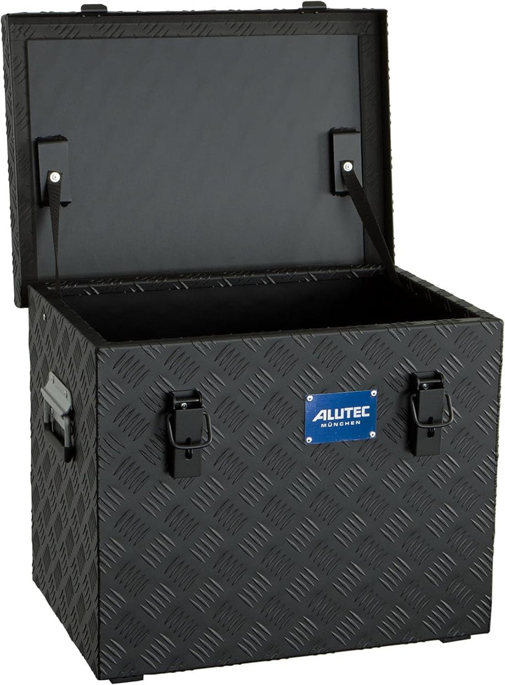 ALUTEC Aluminiumbox Extreme 70 (Farbe Schwarz, Inhalt 70 ltr., Innenmasse (LxBxH) 500 x 350 x 400 mm