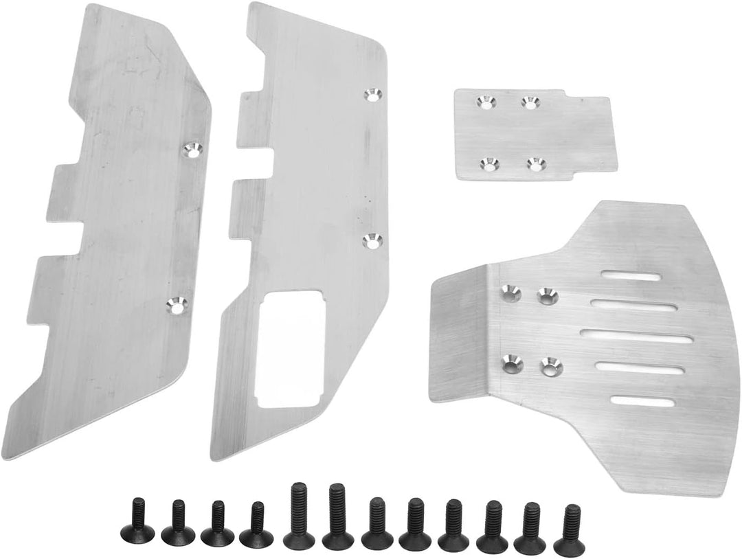 RC Chassis Protector Armor, Edelstahl Chassis Armor für Traxxas Slash 2WD 1/10 RC Car Upgrade Teile