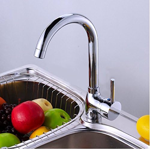 ZXC Moderne Hochdruck Schwanenhals Küchen Armatur Einhebel Mischbatterie Wasserhahn schwenkbar in Ch