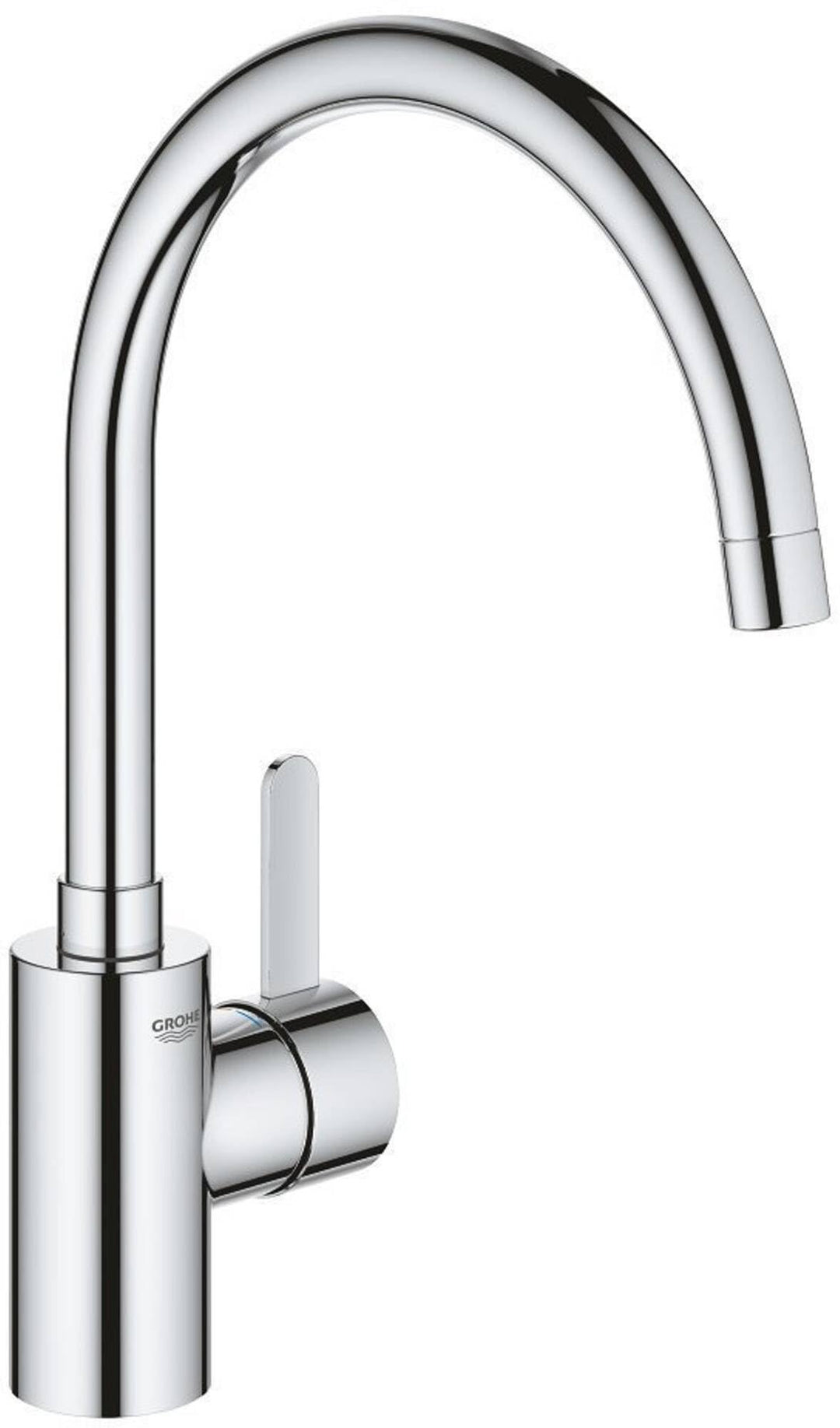 GROHE Eurosmart Cosmopolitan - Einhand-Spültischbatterie (Schwenkbereich wählbar, hoher Auslauf, Ein