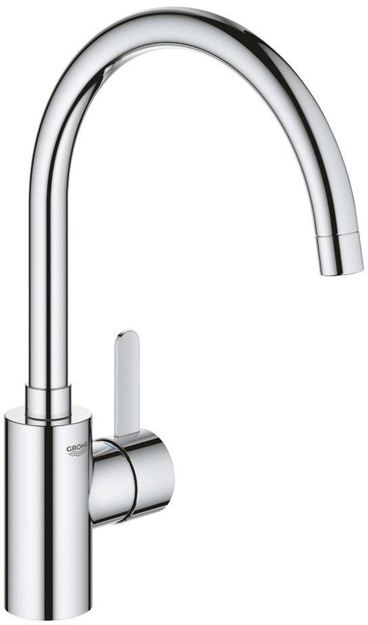 GROHE Eurosmart Cosmopolitan - Einhand-Spültischbatterie (Schwenkbereich wählbar, hoher Auslauf, Ein